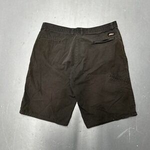 Vintage Y2K Dickies faded black baggy wide leg long skater Shorts jorts